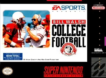 Bill Walsh College Football (USA) box cover front